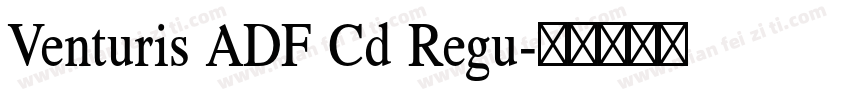 Venturis ADF Cd Regu字体转换